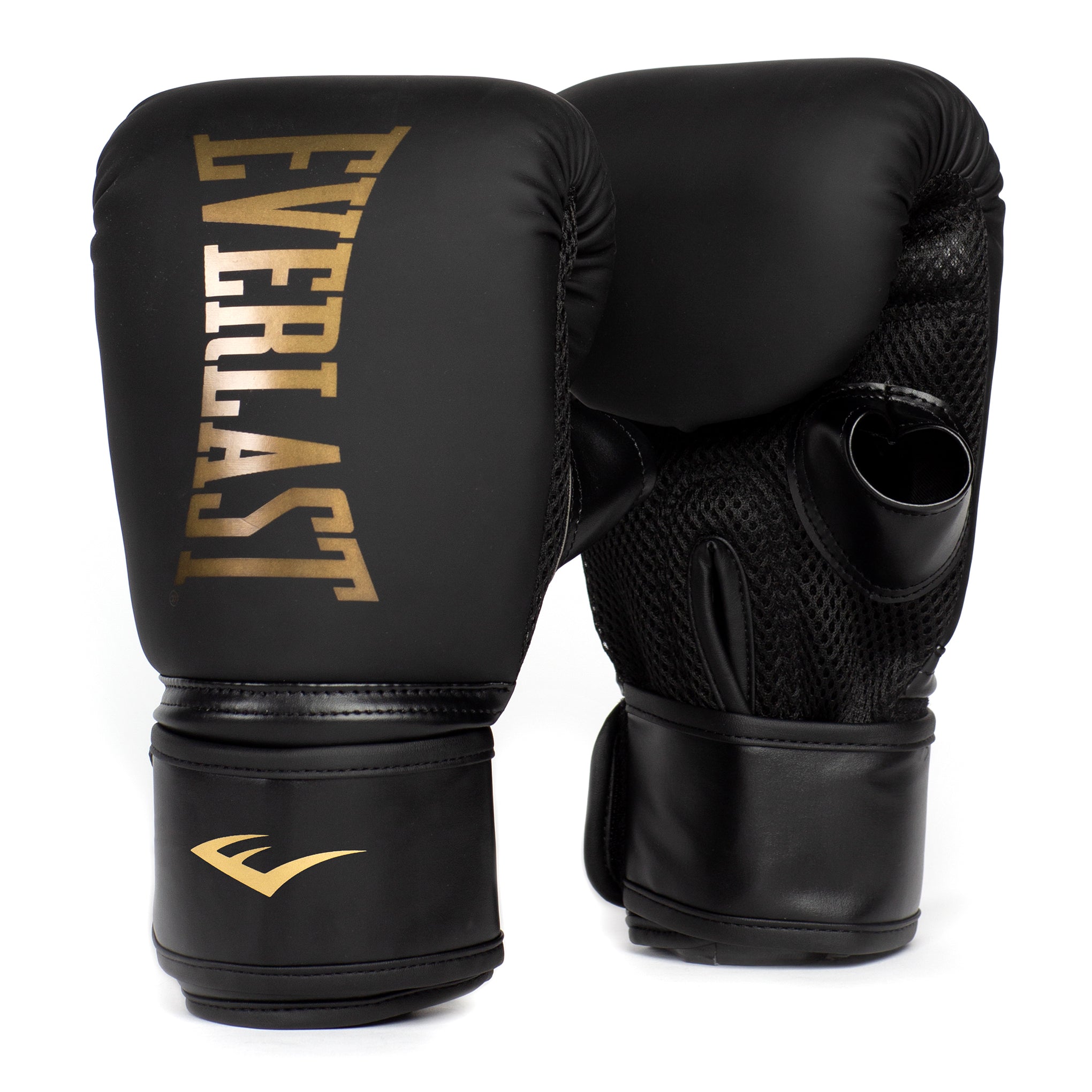 Everlast Elite Cardio Boxing Gloves Black Gold