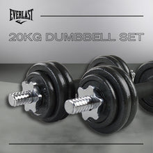 Load image into Gallery viewer, 20KG CAST IRON DUMBBELL SET
