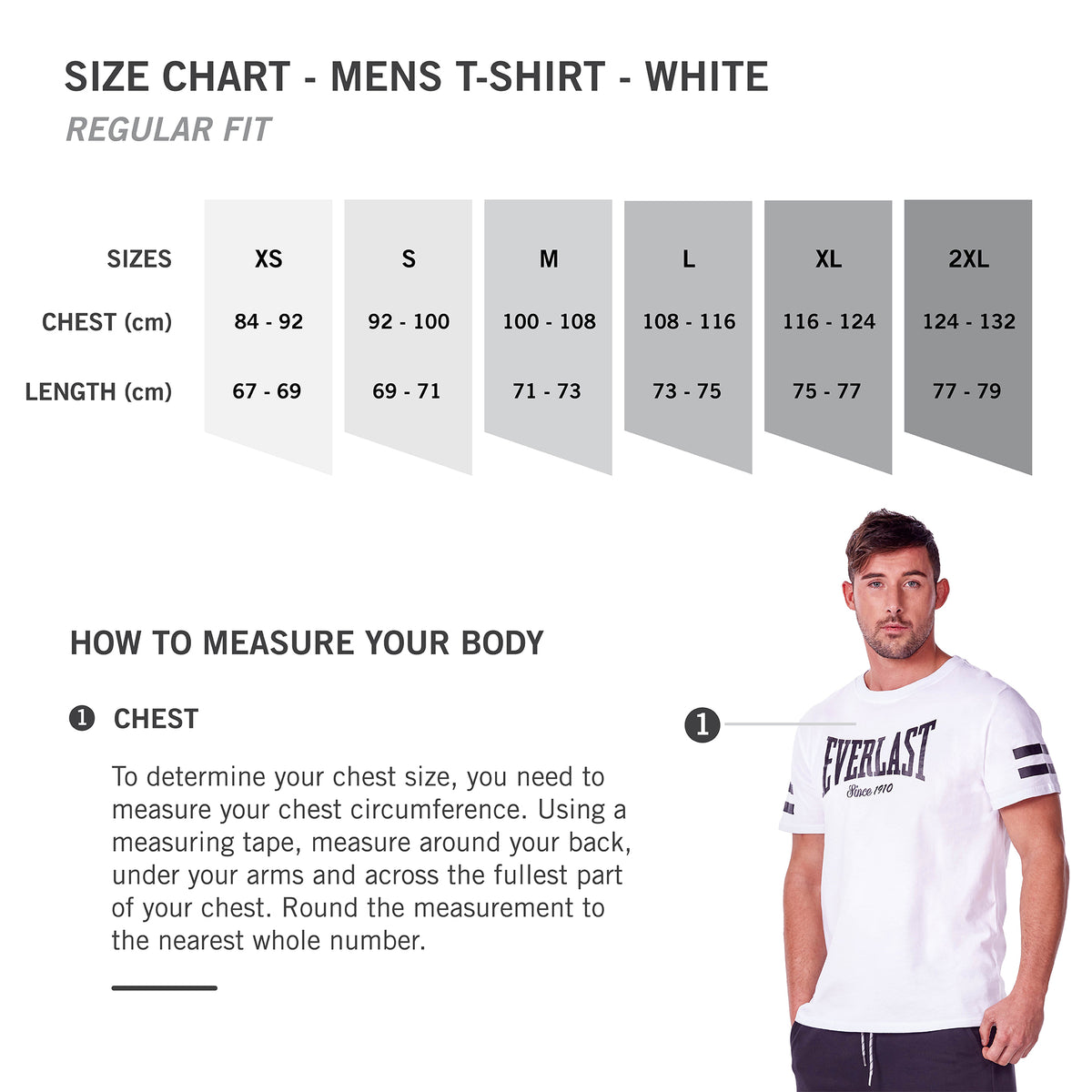 MEN’S T-SHIRT - WHITE – Everlast South Africa