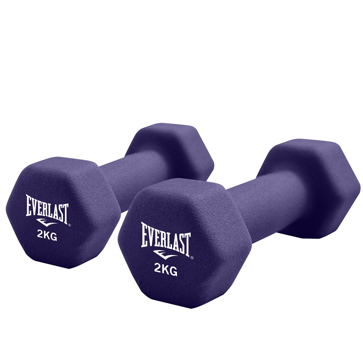 PAIR OF 2KG DUMBBELLS